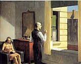 Edward Hopper Canvas Paintings - Hotel by the Railroad